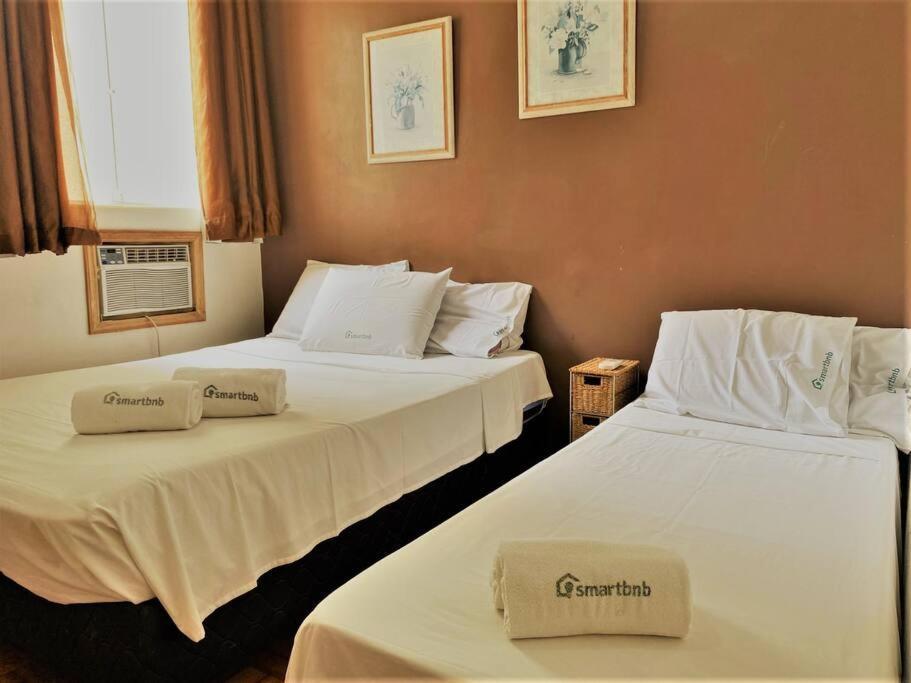 ריו דה ז'ניירו Apartamento Com Dois Quartos Na Orla De Copacabana מראה חיצוני תמונה